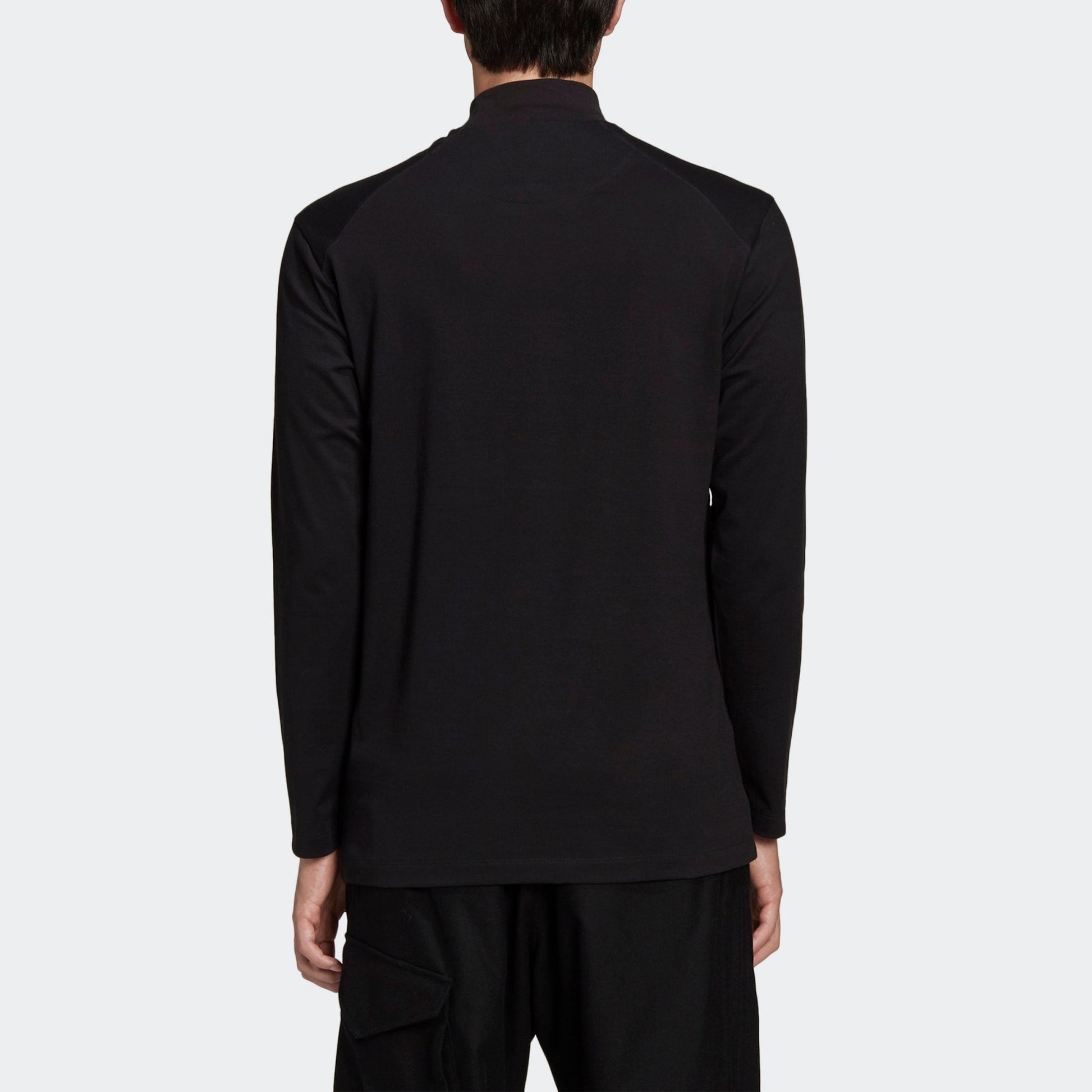 Men's Y-3 Solid Color Casual Long Sleeves Black GK4497