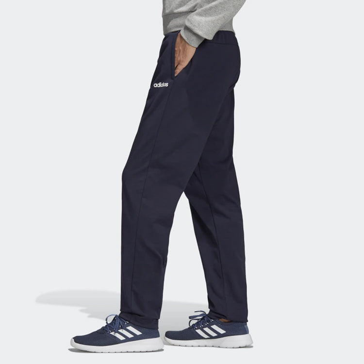 adidas E Pln T Contrasting Colors Logo Sports Pants Blue DU0377