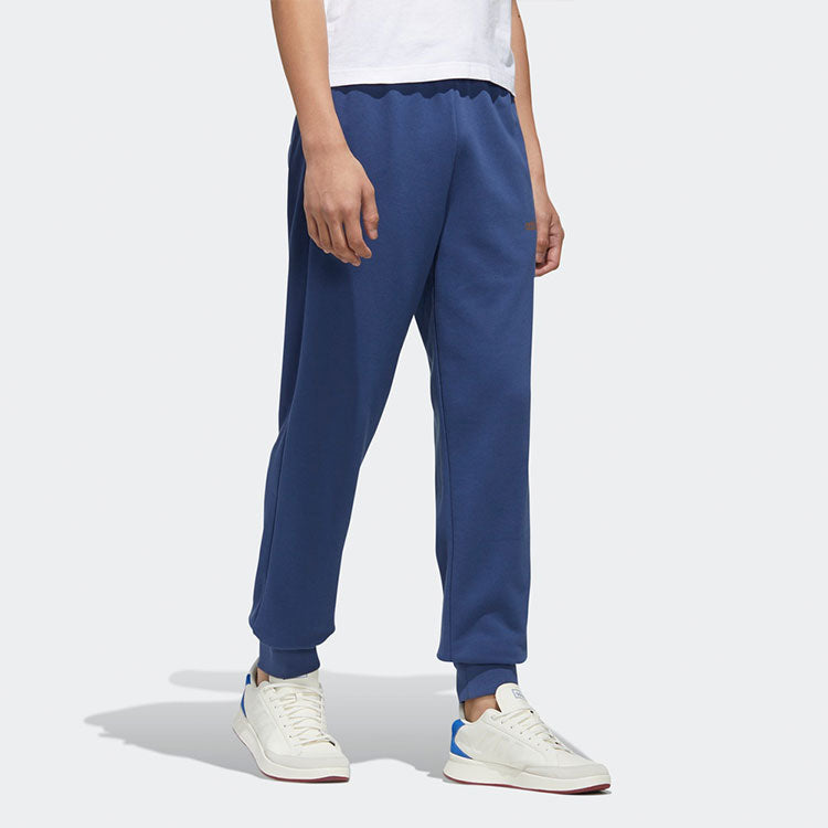 adidas M Ess Br Pnt logo Casual Cozy Bundle Feet Sports Pants Blue FM3445