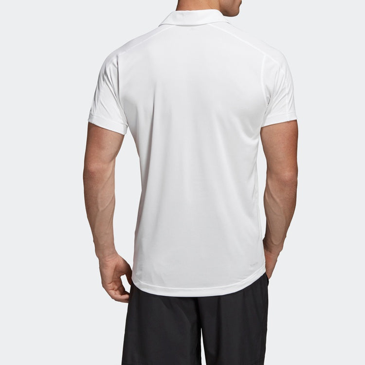adidas Sports Training Short Sleeve Polo Shirt White DT3049