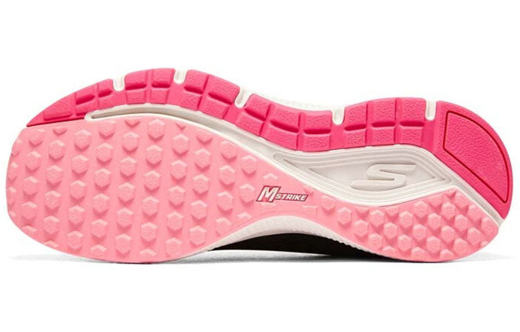 (WMNS) Skechers Go Run Consistent 'Black White Pink' 128277-BKPK