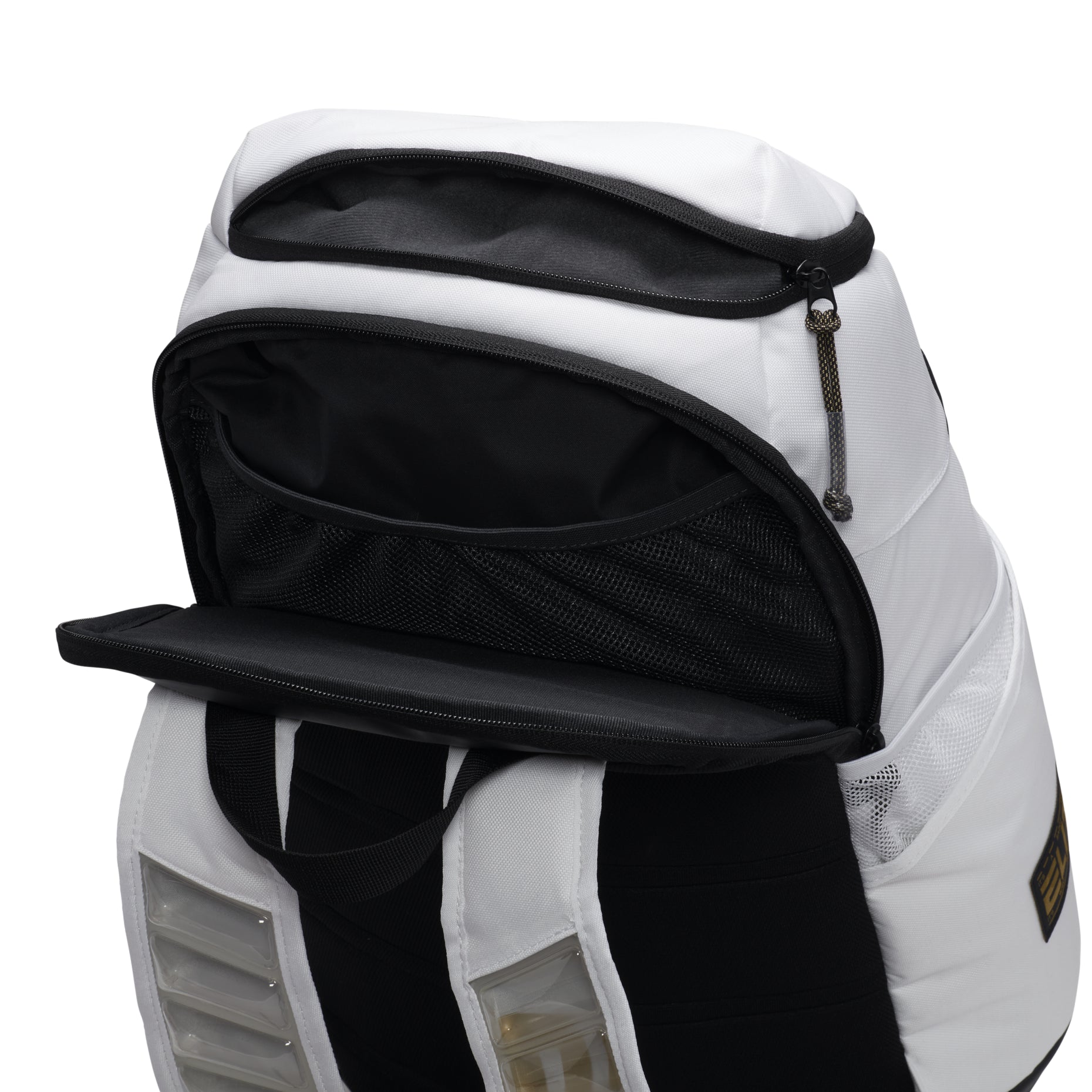 Nike Hoops Elite Backpack 32L 'White Black Gold' DX9786-100