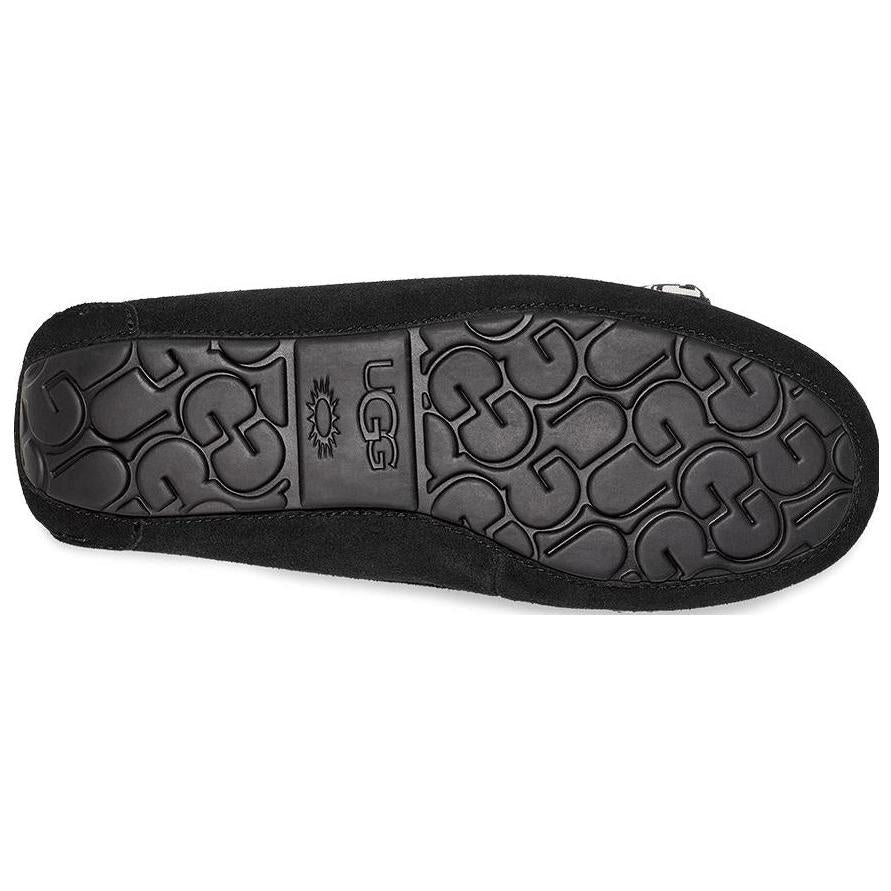 (WMNS) UGG Ansley Bow Slippers 'Black White' 1138117-BLK