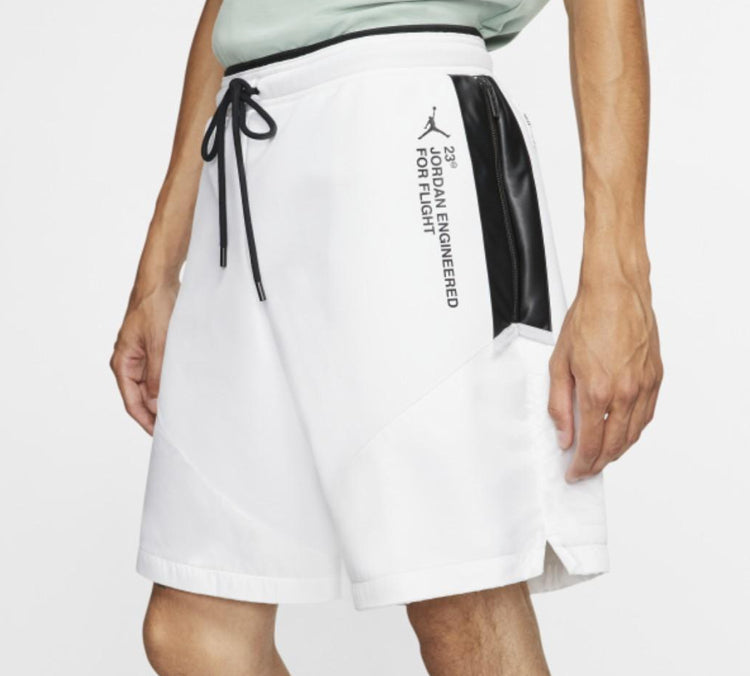 Air Jordan 23 Engineered Alphabet Printing Shorts White AT9786-100