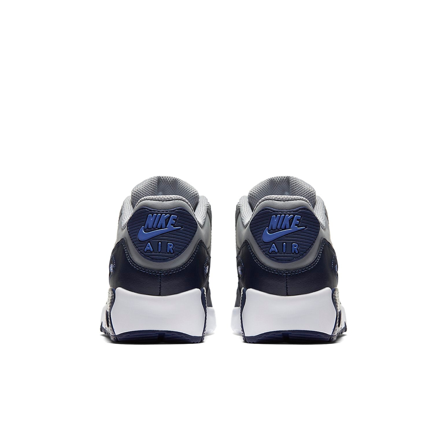 (GS) Nike Air Max 90 LTR Leather Low-Top Grey/Blue 833412-009