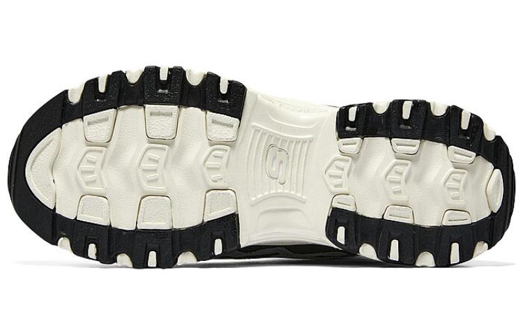 (WMNS) Skechers D'Lites New Lane Sneaker 'White Black Grey' 168026-WGRY