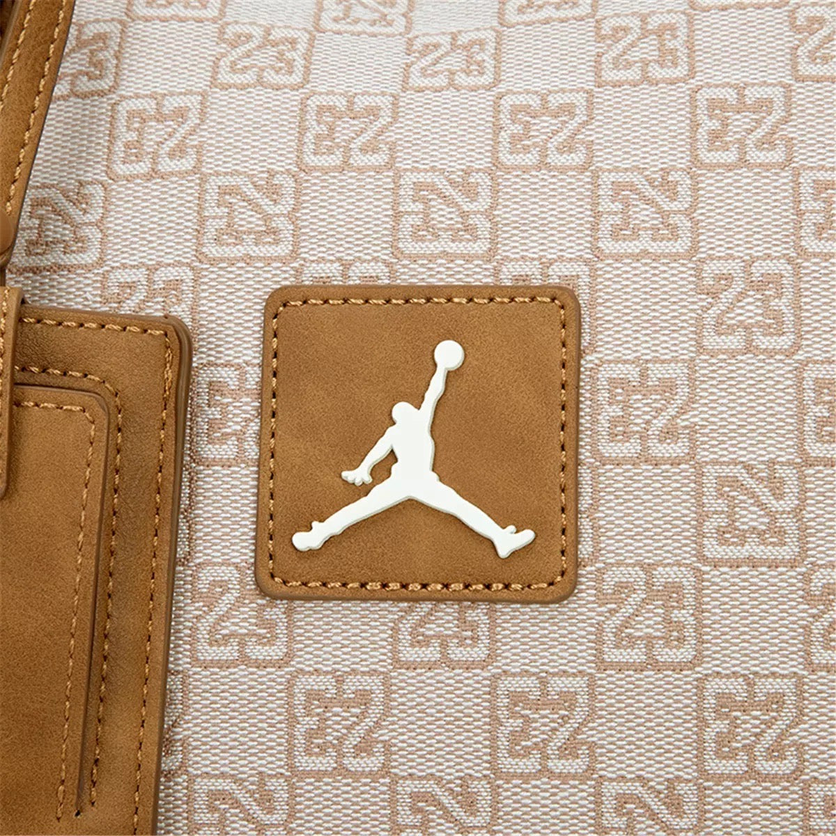 Air Jordan Monogram Duffle Bag 'Hemp' JD2413019AD-001
