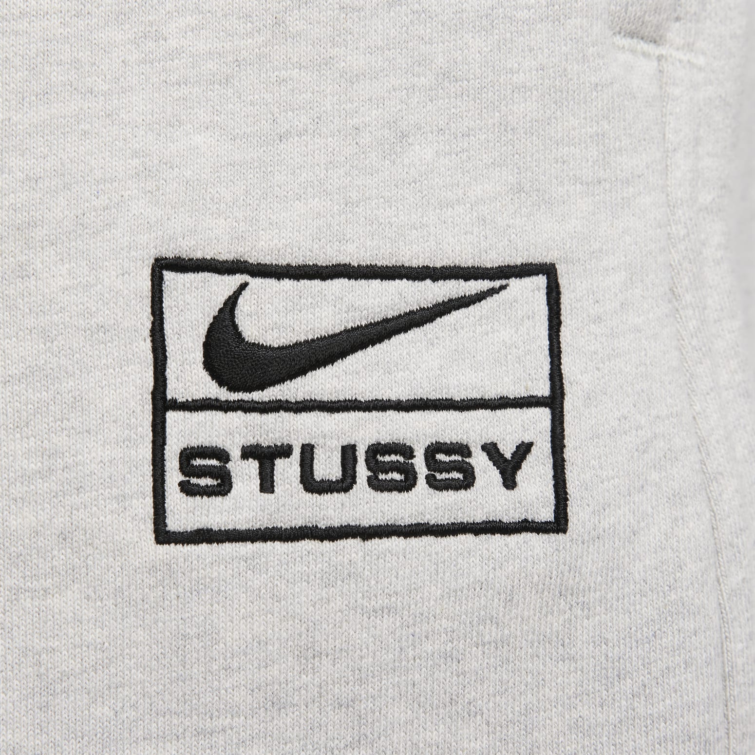 Nike x Stussy SS24 Sweatpants 'Grey Black' FN5231-050