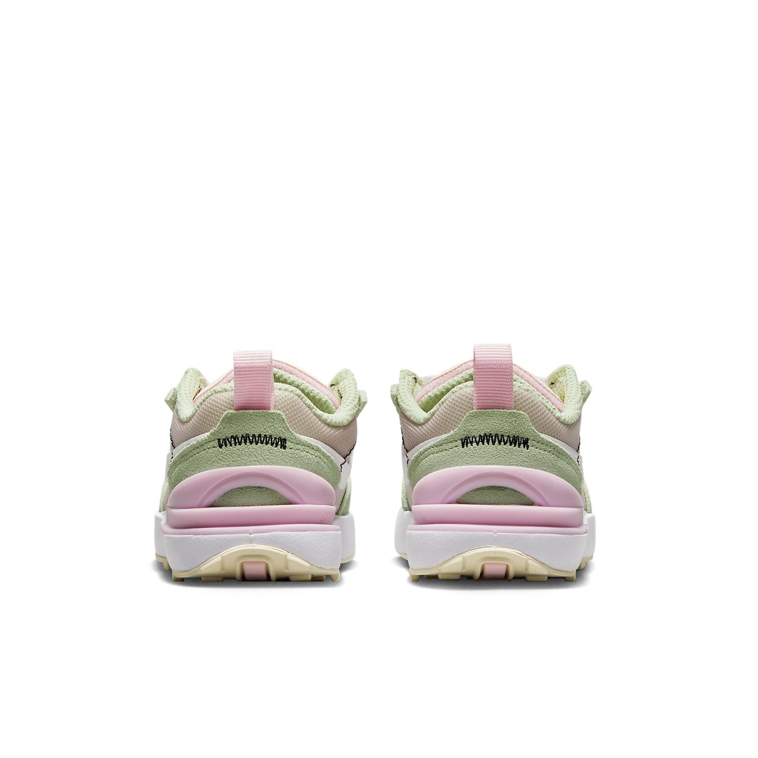 (TD) Nike Waffle One Athleisure Casual Sports Shoe Green Pink DC0479-602