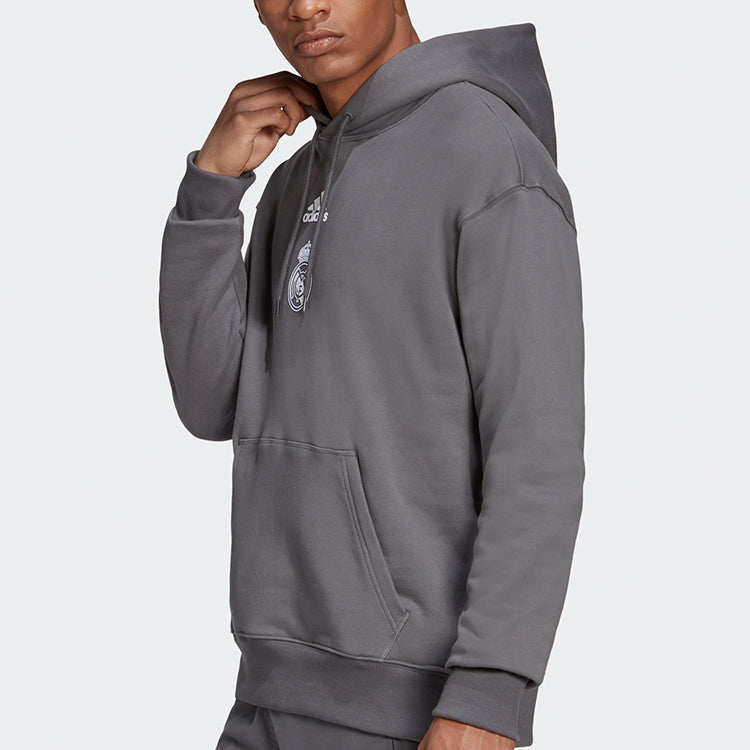 adidas Real Ssp Real Madrid Soccer/Football Sports Pullover Gray GI0008