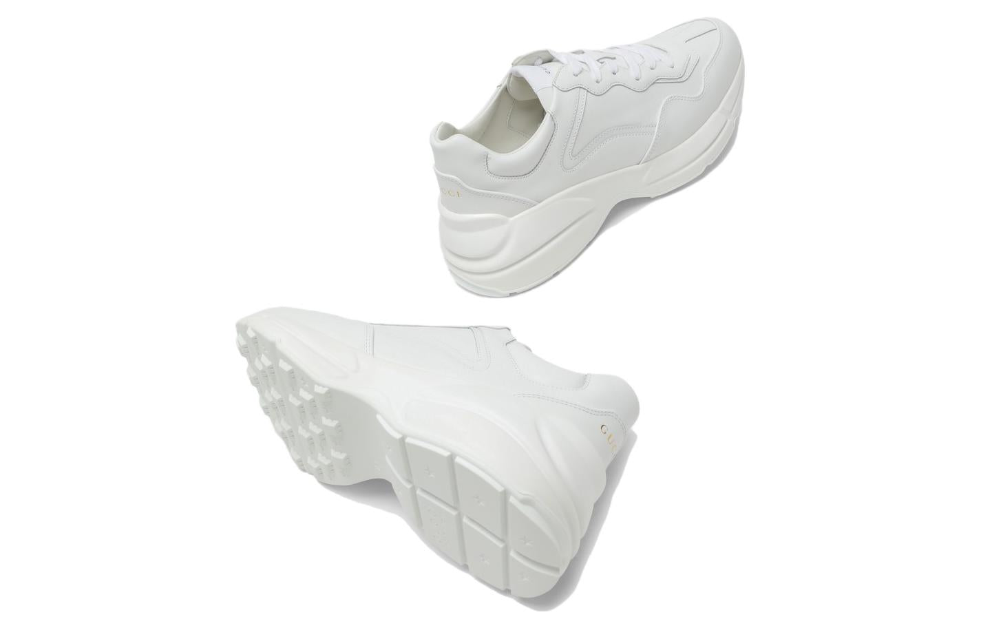 (WMNS) Gucci Rhyton 'White Leather' 721751-0G2R0-9014
