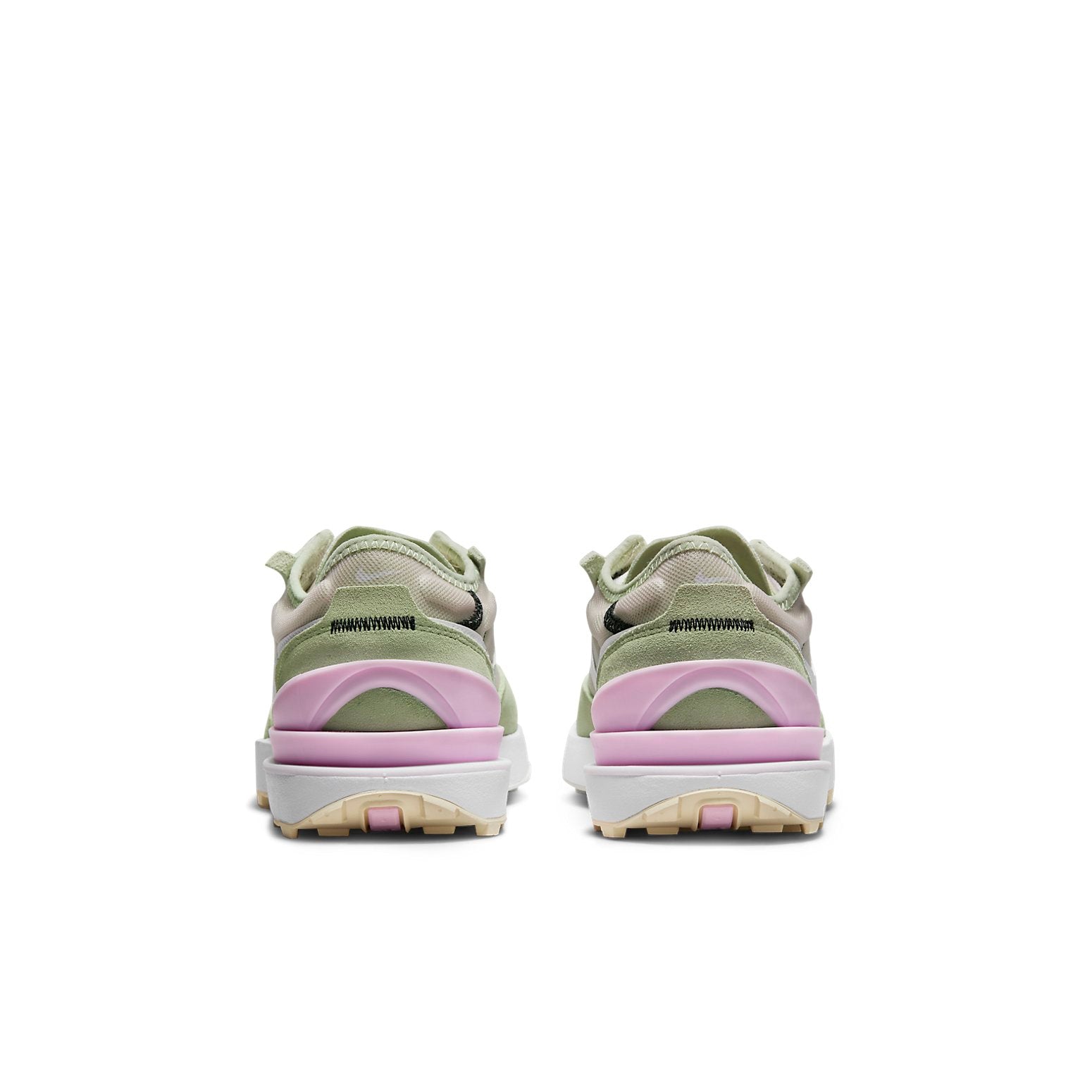 (GS) Nike Waffle One Athleisure Casual Sports Shoe Green Pink DC0481-602