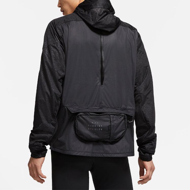Men's Nike Casual Hooded Running Black Jacket DA0417-010