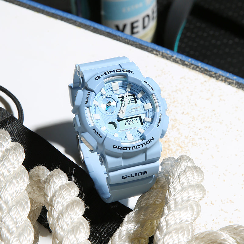 CASIO G-Shock Analog-Digital 'Light Blue' GAX-100CSA-2A