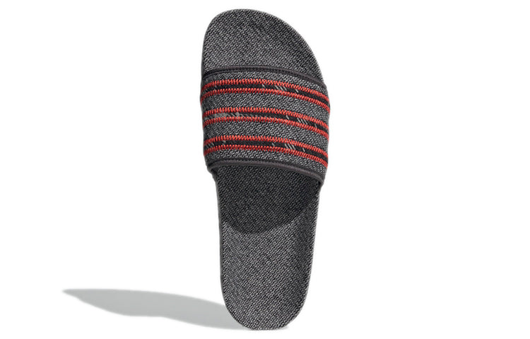 adidas Adilette Slide 'Cozy Pack - Vivid Red Solid Grey' GW0826