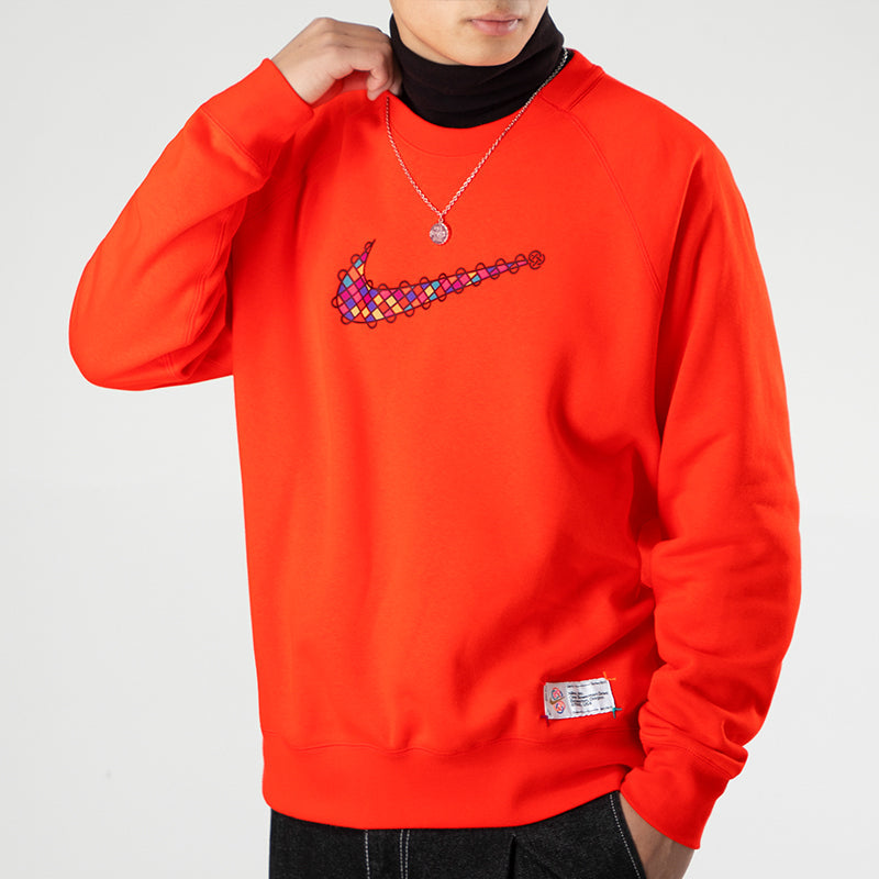 Nike MENS Sportswear Casual Sports Crew-neck Red DH1381-606
