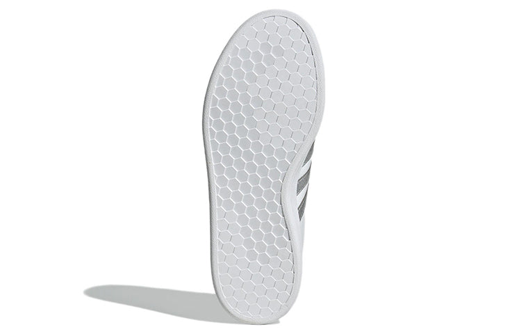 (WMNS) adidas Grand Court Cloudfoam Lifestyle 'White Silver Metallic' GZ1837