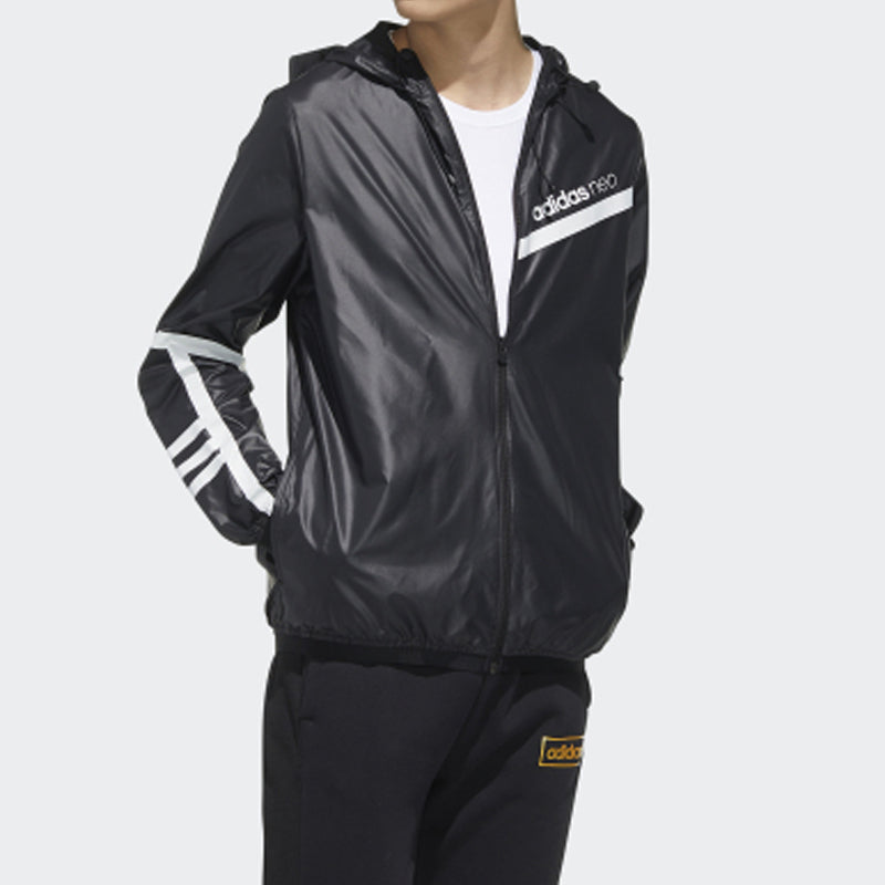adidas neo M Cs 3s Wb Sports hooded Jacket Black GK5881