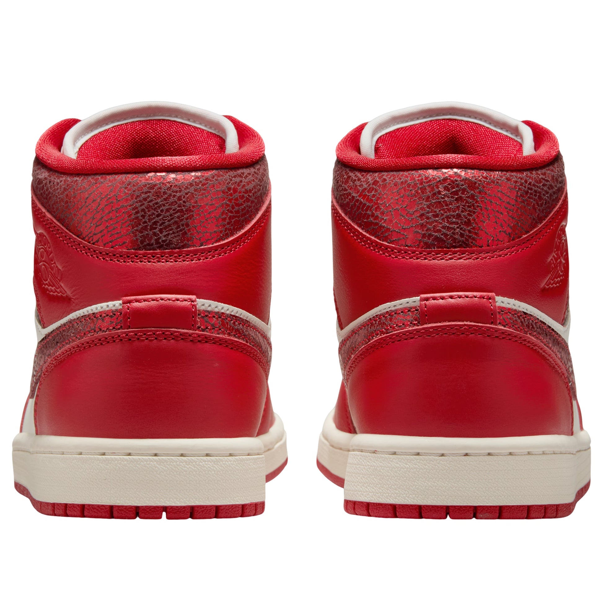 (WMNS) Air Jordan 1 Mid SE 'Red Cracked Leather' HJ9337-106