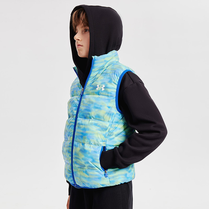 (GS) Under Armour Warm Casual Vest 'Blue' 234105038