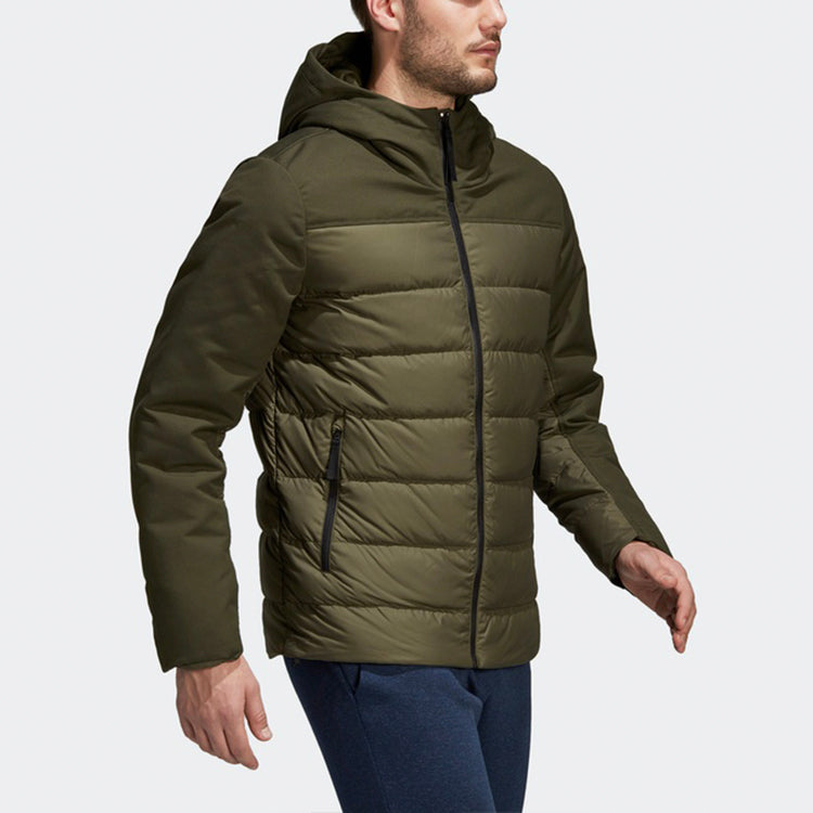 adidas Outdoor With Down Feather Jacket Olive Green CY8622