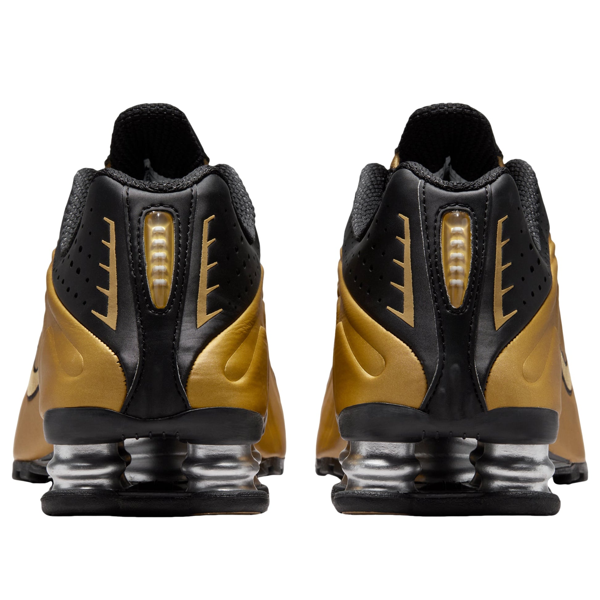 (WMNS) Nike Shox R4 'Black Metallic Gold' AR3565-005