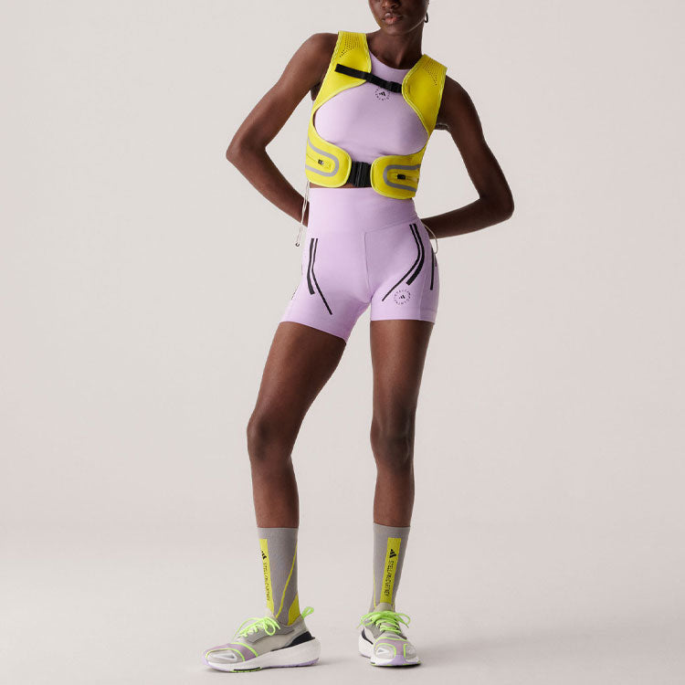 (WMNS) adidas By Stella McCartney TruePace Running Crop Top 'Pink' IP9142