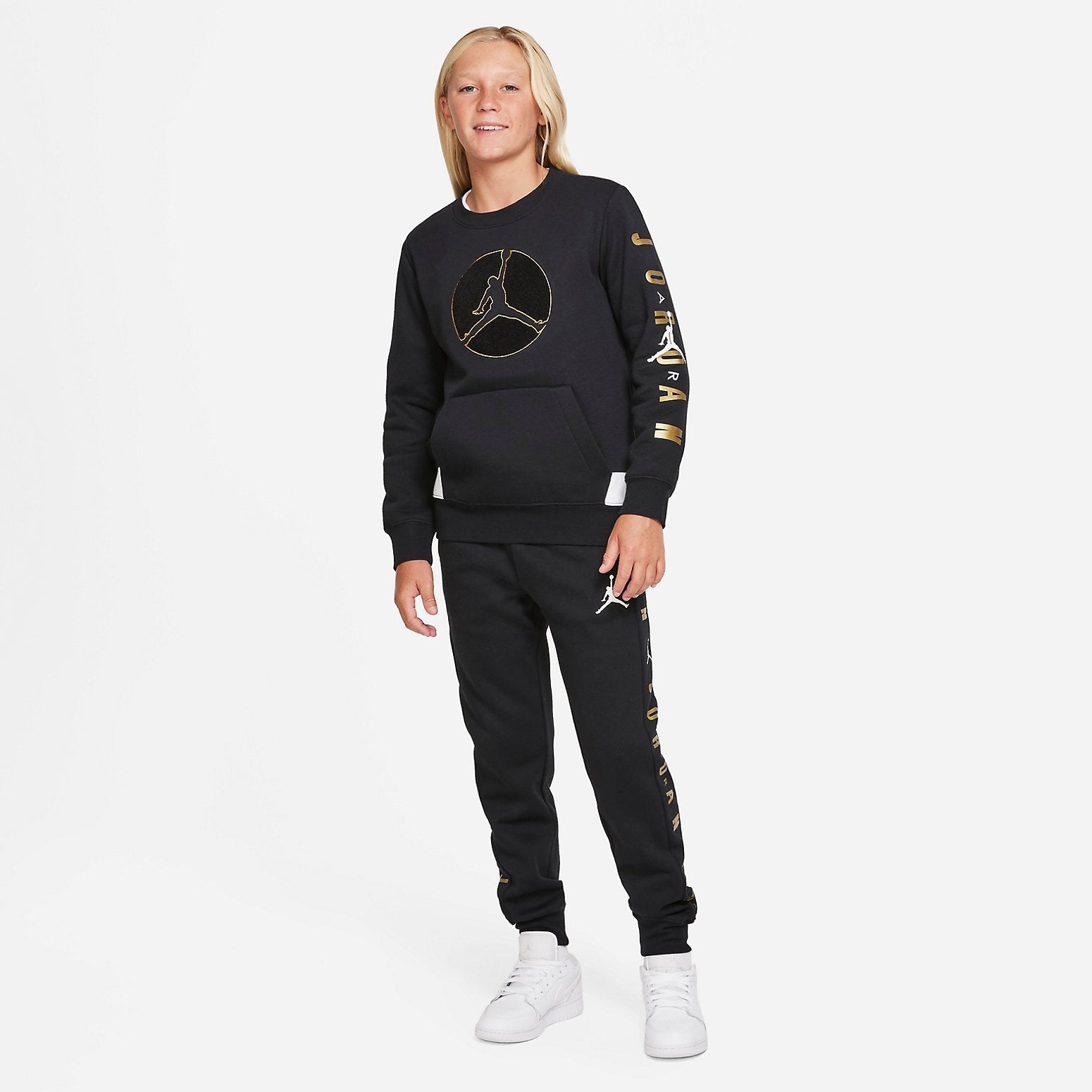 (GS) Nike CREW Black DQ3711-010