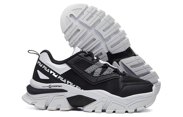 (WMNS) FILA Buffer Low-Running Shoes Black/White F12W114119FBK
