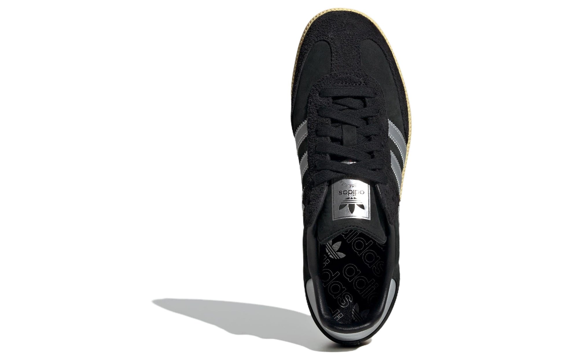 (WMNS) adidas Samba OG 'Black Matte Silver' IE8128