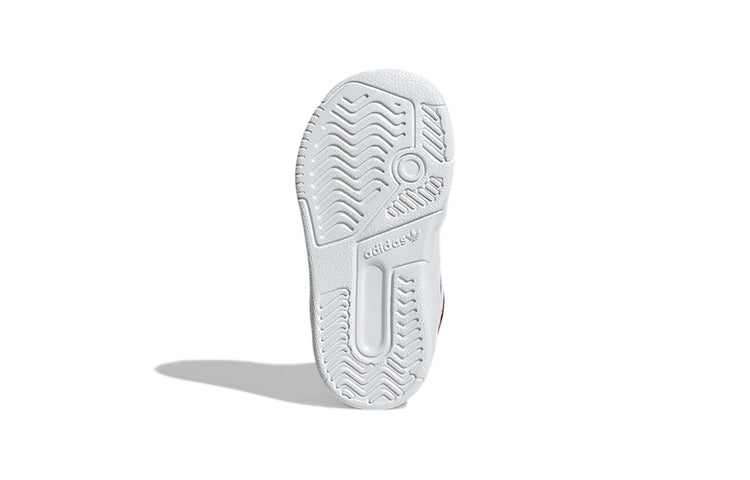 (TD) adidas originals Drop Step Shoes White/Red EE8775