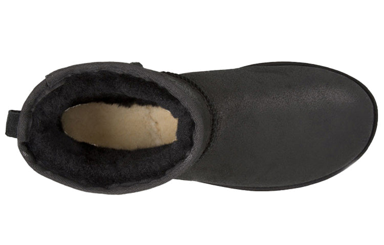 UGG Classic Mini Bomber High Top Fleece Lined Black 1007307-BJB