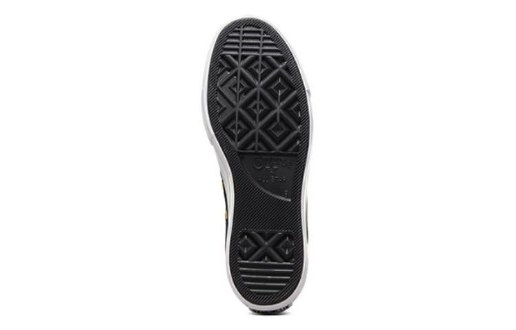 (WMNS) Converse Chuck Taylor All Star Lift Platform Star Studded 'Black White Gold' A05453C