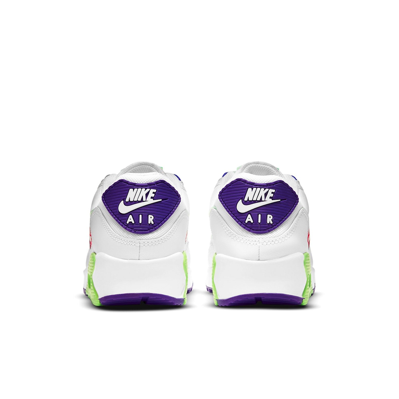 (WMNS) Nike Air Max 90 'White Indigo Burst Volt' DH0250-100