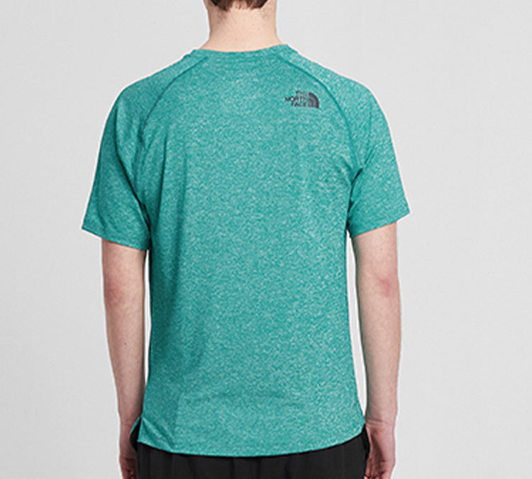 Men's THE NORTH FACE Logo Sports Round Neck Short Sleeve Green 49AA-H1H