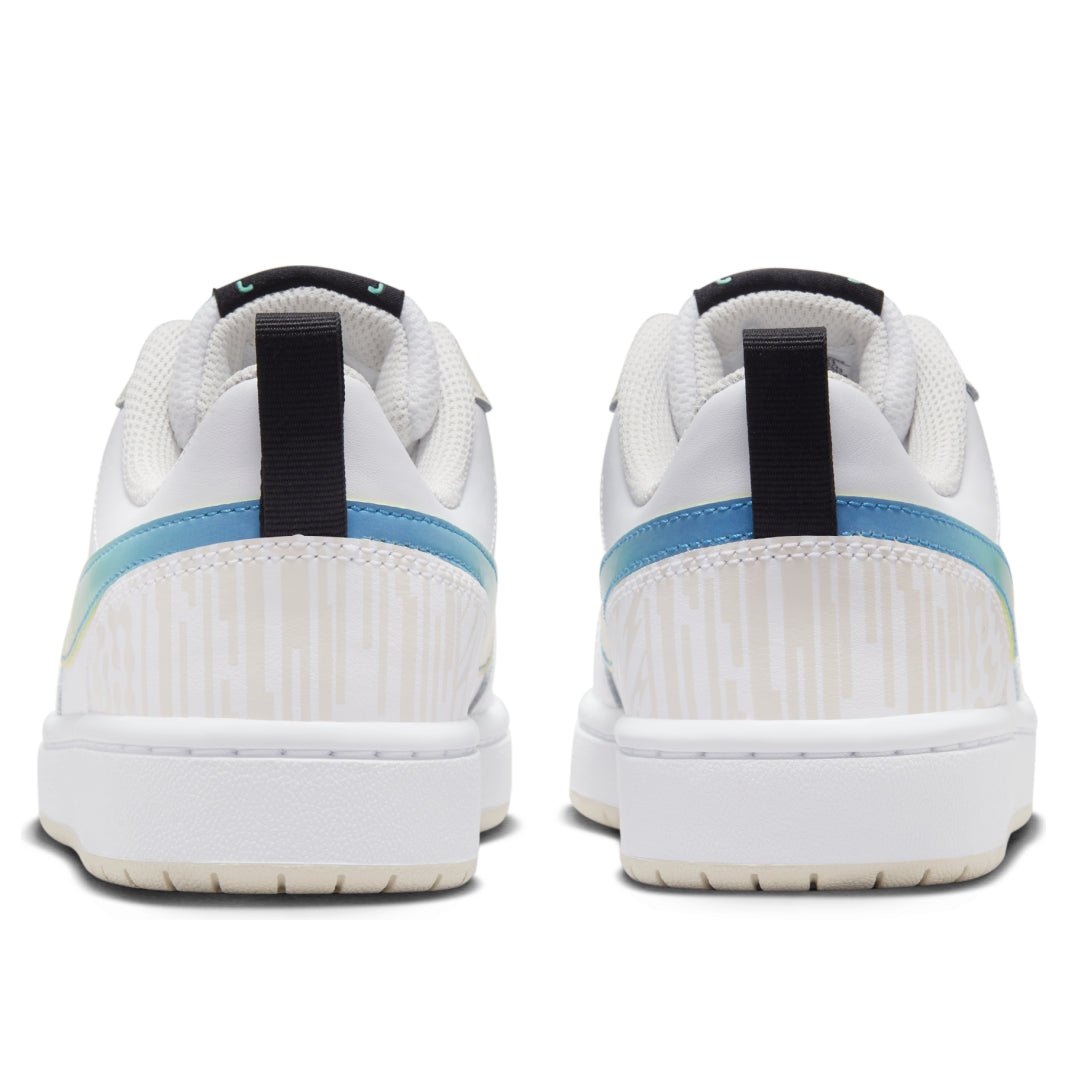 (GS) Nike Court Borough Low 2 'White Yellow Gradient' FJ7692-191