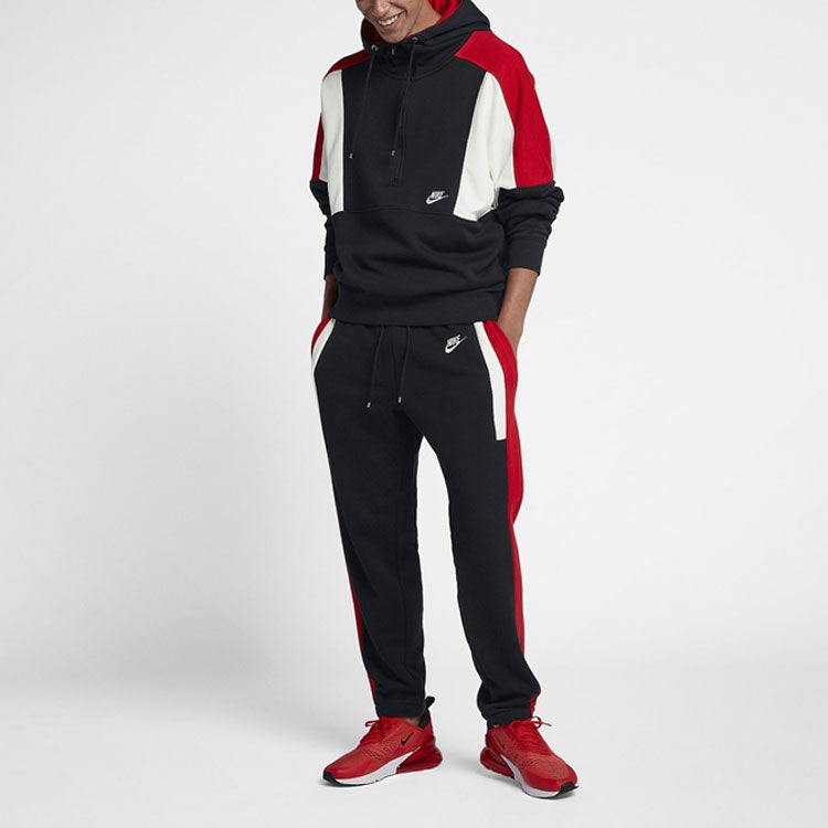 Nike Casual Sports Splicing Contrasting Colors Jacket Black AQ2066-010