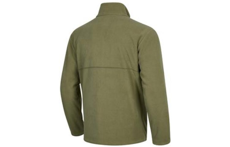 Skechers Letter Brand Logo Print Zip Jacket 'Olive Green Black Blue' P422M080