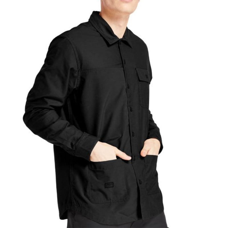 Men's Timberland Multiple Pockets Forked Shirt Jacket Black A2BD7001