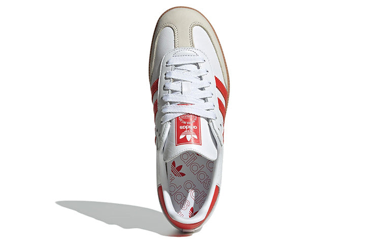 (WMNS) adidas Samba OG 'White Solar Red Gum' IF6513