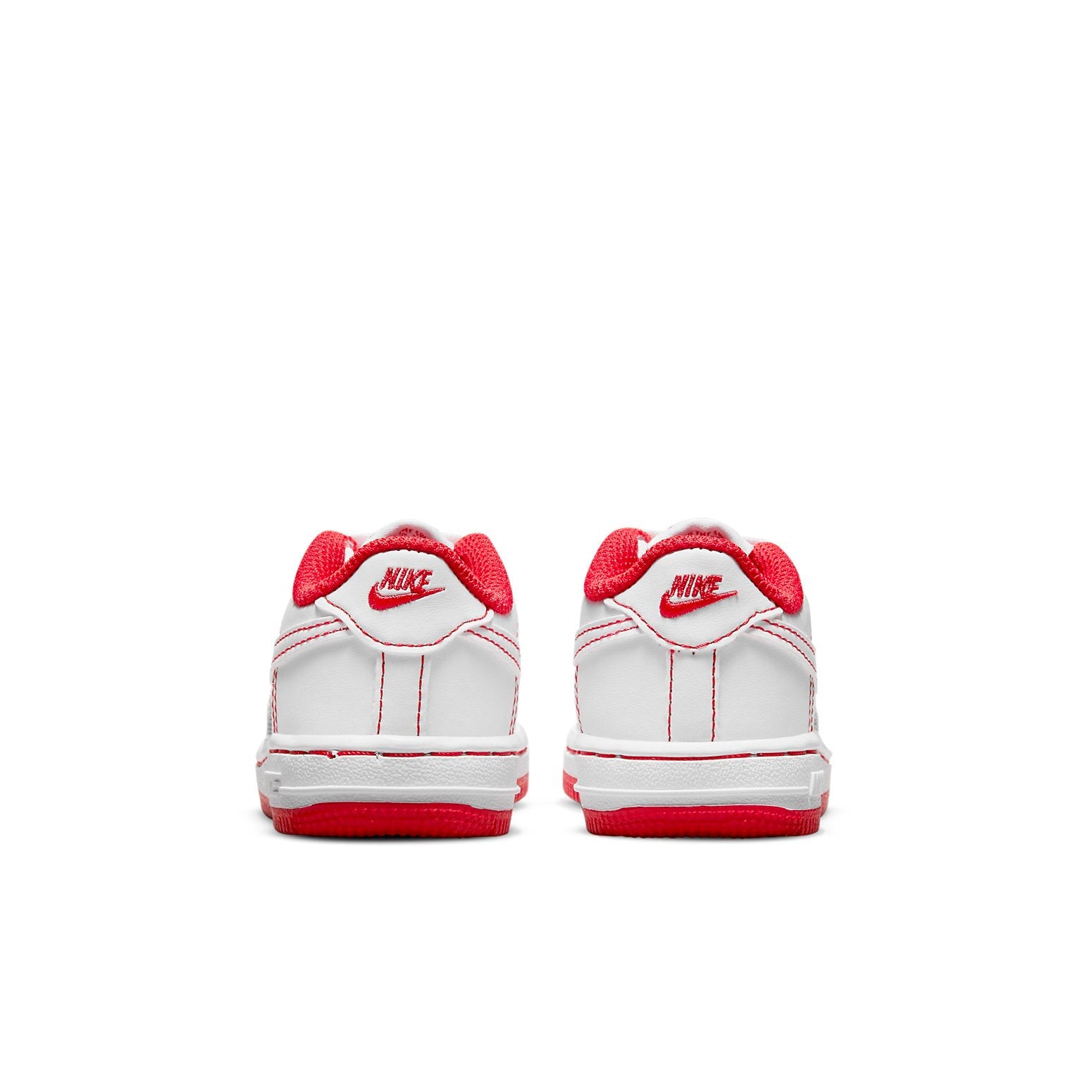(TD) Nike Force 1 'Contrast Stitch - White University Red' DC9671-100