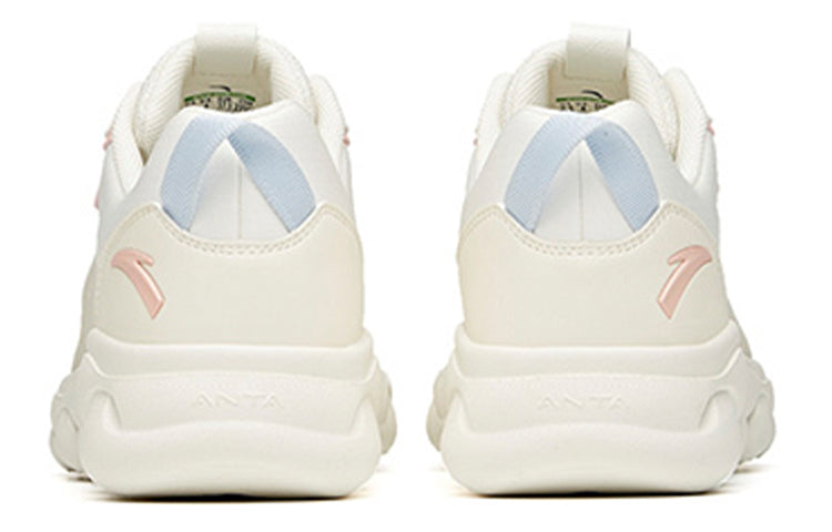 (WMNS) ANTA Running Series Sneakers 'White Pink Blue' 922115535-1