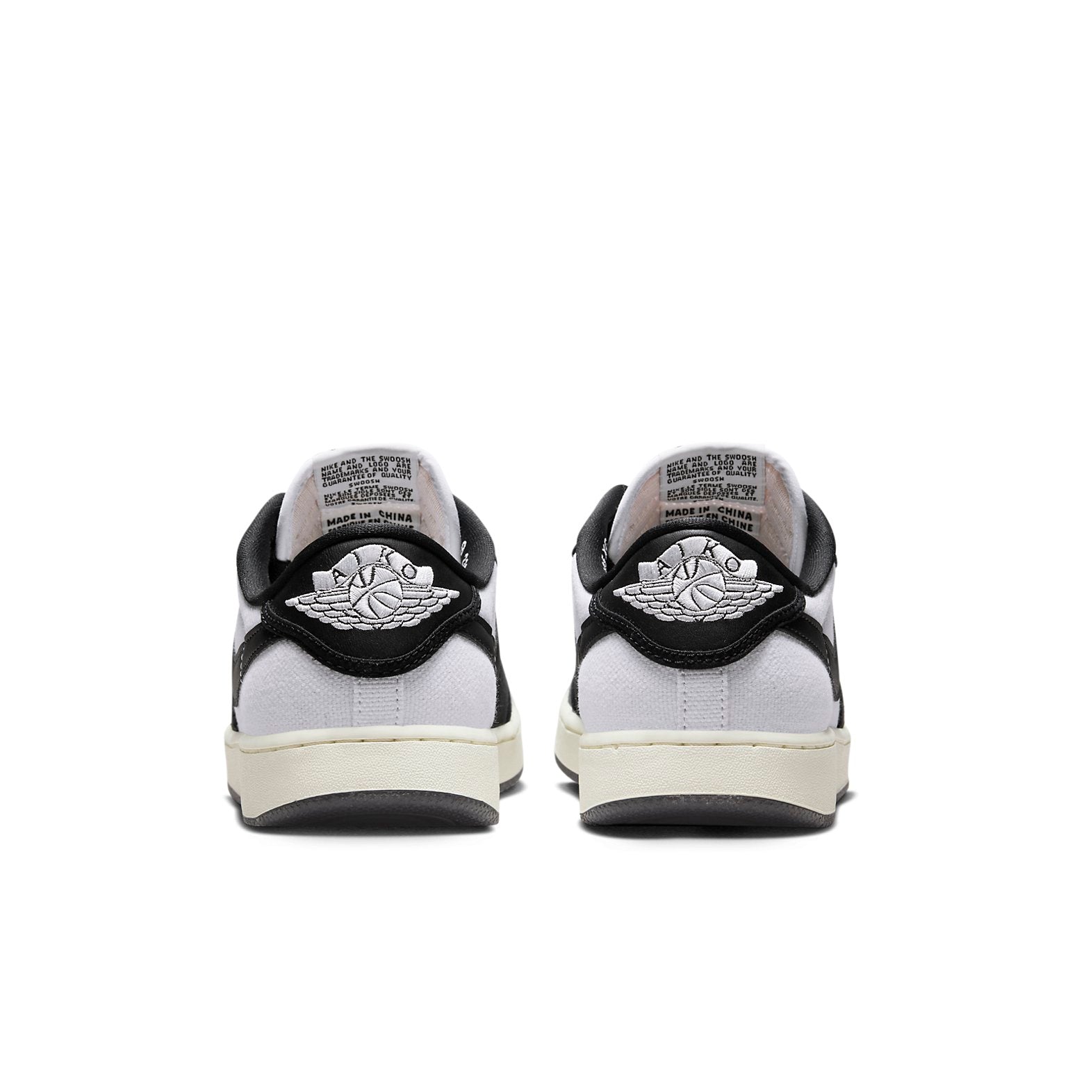 Air Jordan 1 AJKO Retro Low 'White Black Sail' DX4981-100