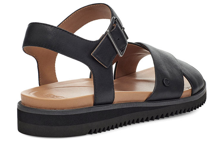 (WMNS) UGG Zoie Sandal Sandals Black Brown 1116372-BLK