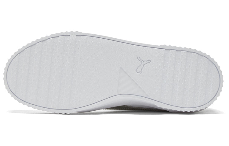 (WMNS) PUMA Carina Crew Metallic 'White Grey' 368879-01