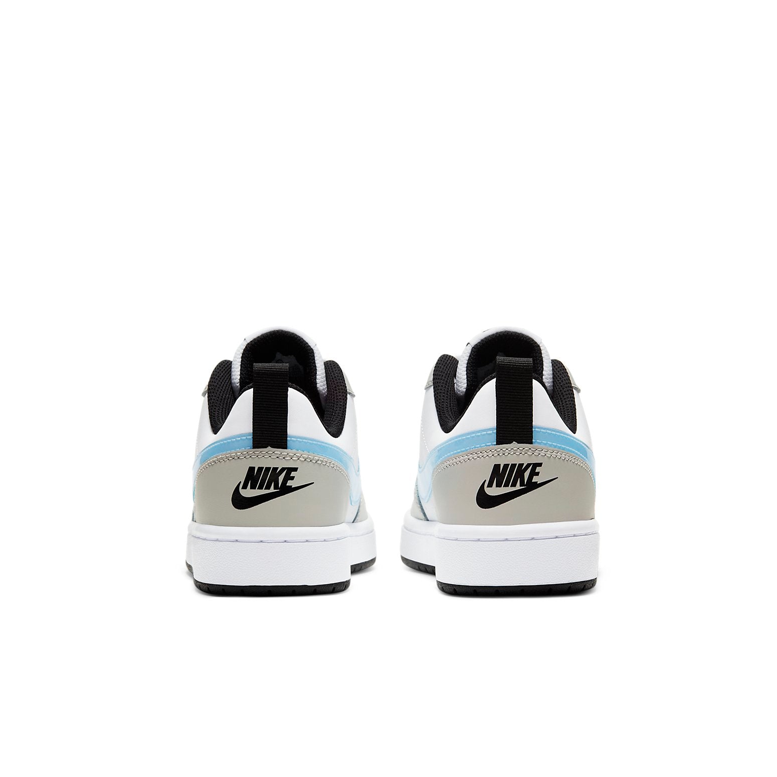 (GS) Nike Court Borough Low White/Blue/Grey CW1624-100