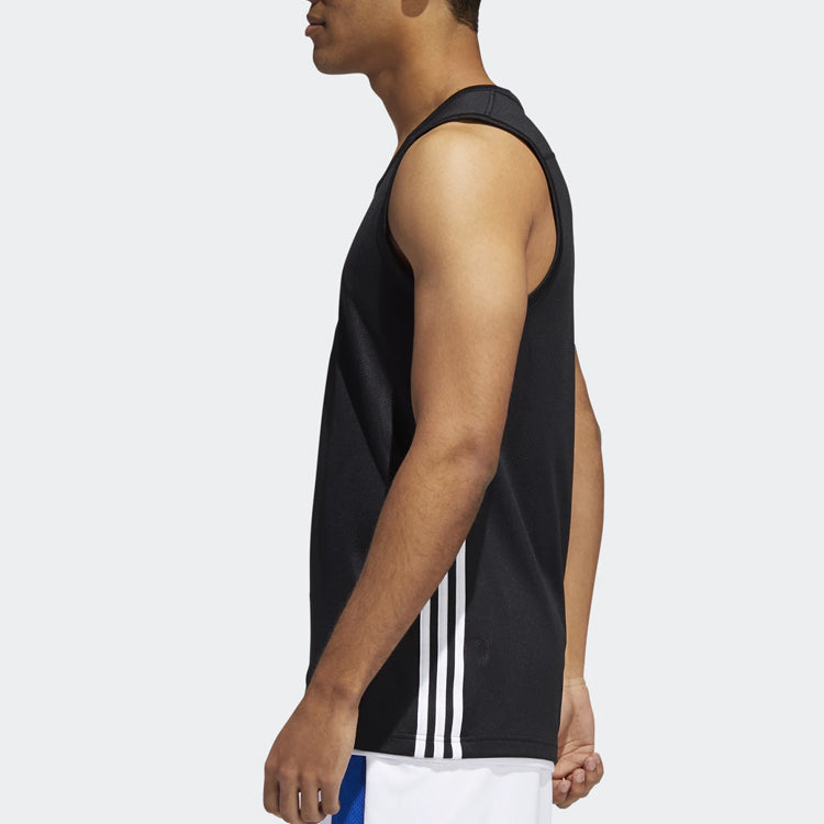 adidas Knitted Basketball Training Running Vest Men DX6385