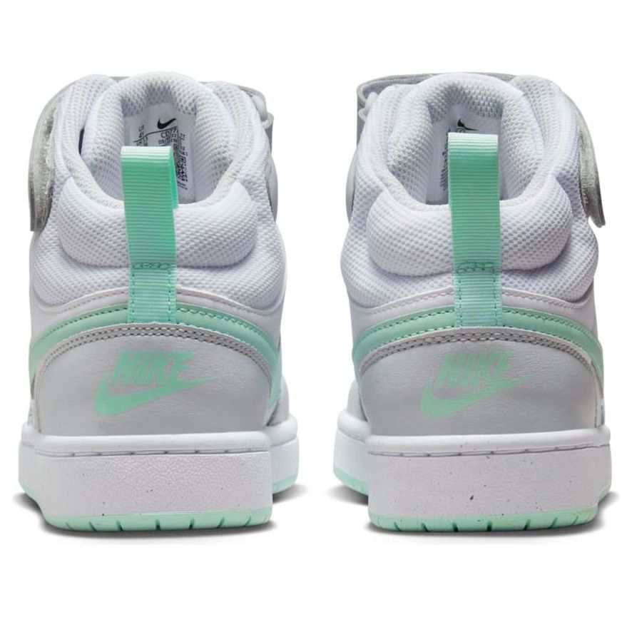 (GS) Nike Court Borough Mid 2 'Pure Platinum Mint Foam' CD7782-011