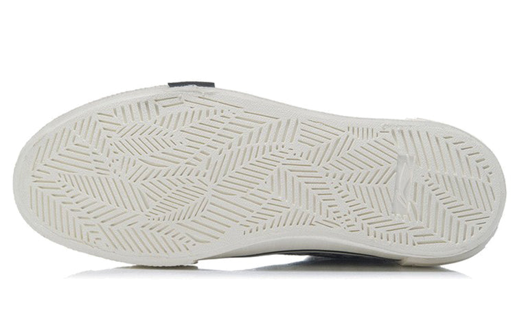 (WMNS) Li-Ning Lifestyle High Top Skate Shoes 'Black White' AETR002-1