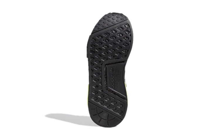 (GS) adidas NMD_R1 Big Kid 'Black Solar Yellow' GY5060